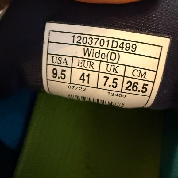 Brooks Glycerin GTS 20 in Navy and Teal - Picture 8 of 8